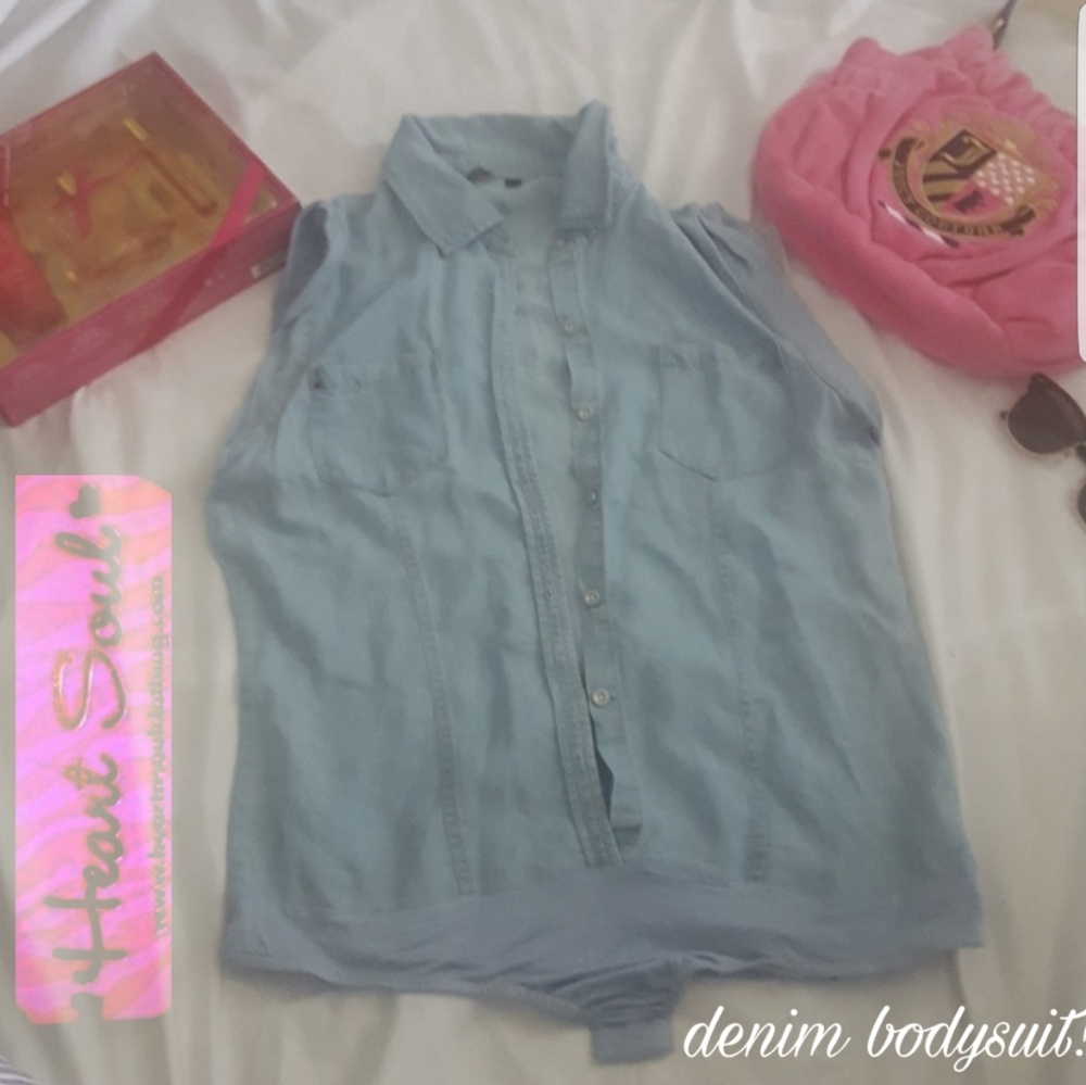 COUNTRY CHIC denim leotard